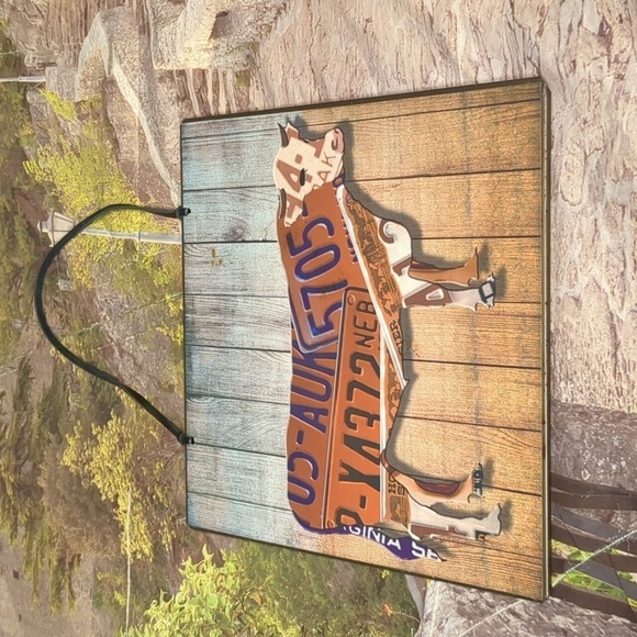 KATE ward thacker home grown cow memo board with magnets - Picture 1 of 4